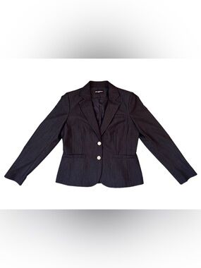 Karl Lagerfeld Paris Navy Blue Blazer, Women US M